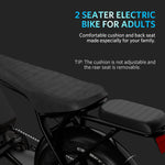 31MPH Top Speed 1000W 37Mi Range 20 inch Fat Tire Electric Bike