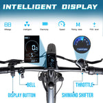 23MPH Top Speed 37Mi Range 500W 27.5 inch Electric Mountain Bike