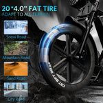 31MPH Top Speed 750W 20 Inch Electric Bike