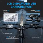 20MPH Top Speed 39 Mi Range 500W 26 inch Electric Bike