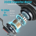 Electric Scooter Adults, 350W Motor E-Scooter, 8.5In Tires, 20 Mph & 20 Miles Range, Commuting Kick Scooter, Max Load 265 Lbs
