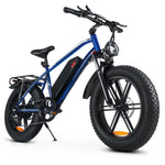 25MPH Top Speed 30Mi Range 1000W 20 inch Fat Tire Electric Bike