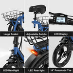 18MPH 20Mi Range 400W Foldable Electric Scooter With Seat