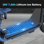 18MPH 20Mi Range 400W Foldable Electric Scooter With Seat