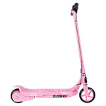 electric long range childrens scooter side view showing throttle cable and power switch