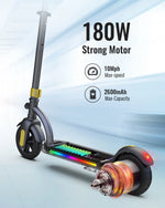 Hub motor demonstration on children's electric scooter 180W 22V 10MPH 10Mi range