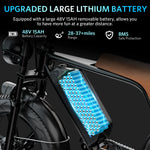 31MPH Top Speed 1000W 37Mi Range 20 inch Fat Tire Electric Bike
