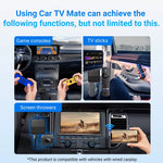 Car Tv Mate HDMI Multimedia Adapter Wired to Wireless Carplay Video Converter for Google Android TV Stick Game Box