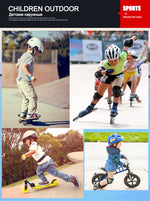 Bicycle / Scooter Helmet and gear 7 piece set