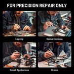 180In1  Black Precision Cordless Electric Screwdriver Set Magnetic Bits Multifunction Repair Kit