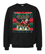 Santa Gift Delivery Funny Christmas Sweater