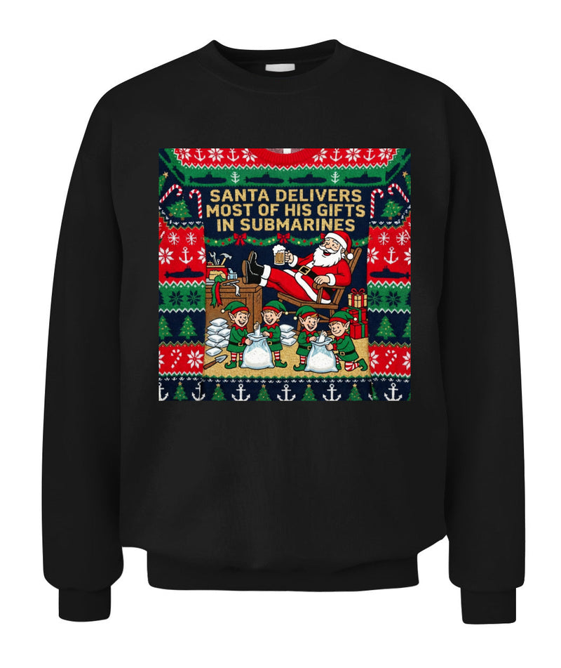 Santa Gift Delivery Funny Christmas Sweater
