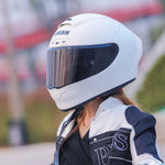 Full Face Motorcycle Helmet Glossy Black  Helmet Riding Personalized Flip-up Motocross helmet Racing