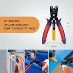 Air Line Pliers Push to Connect Fitting Disconnect Tool for 1/4