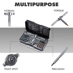 40In1 Multifunction Ratchet Screwdriver Set Multi Magnetic Bits Mini Repair Tool Kit