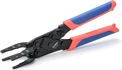 1/2", 3/4", 1" Push-To-Connect, Push-Fit Disconnect Clamp Tool for Brass-Push Fittings Removing,Multi-Size Combination 