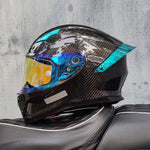 Carbon Race Protective Gear Helmet DOT Approved