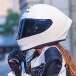 Full Face Motorcycle Helmet Glossy Black  Helmet Riding Personalized Flip-up Motocross helmet Racing