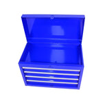 Blue Rolling 5-Drawer Tool Box with Removeable Top Tool Box