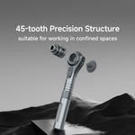 DUKA RS2 Ratchet Screwdriver Set with 40-In-1 Accessories Precision Structure 180° Universal Ratchet Head Multi-Magnetic Design