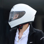 Full Face Motorcycle Helmet Glossy Black  Helmet Riding Personalized Flip-up Motocross helmet Racing