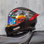 Carbon Race Protective Gear Helmet DOT Approved
