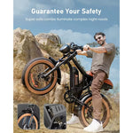 28MPH Top Speed Vintage-Rider Electric Bike - 55 Mile Range