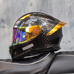 Carbon Race Protective Gear Helmet DOT Approved