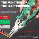 MultiFunction Electrician pliers with electrical tester and winder / splitter built in