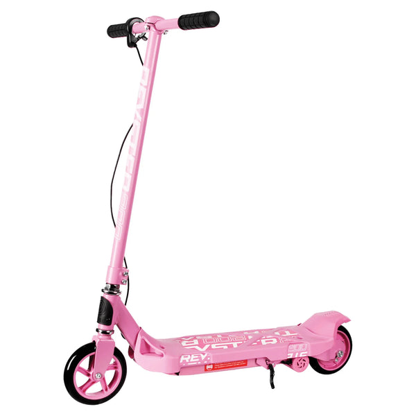 12V 8MPH pink Kids Electric Scooter side view