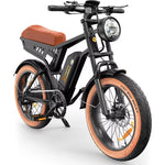 28MPH Top Speed Vintage-Rider Electric Bike - 55 Mile Range