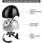 7Pcs/Set Kids Bike Helmet Skateboard Knee Pads, Girls Boys 3-10Yrs Wrist Guards