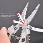 7 Inch Multi Functional Wire Stripper Pliers and Stripping for Electricians Tools Crimping Pliers Terminal Hand Tool