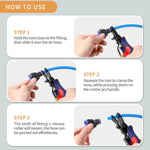 Air Line Pliers Push to Connect Fitting Disconnect Tool for 1/4