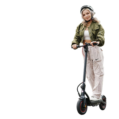 LF6 Electric Scooter with 500W Motor, 10” Tires, 22Mph & 23Miles Range, Folding Commuting E-Scooter for Adults with APP Control