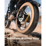 28MPH Top Speed Vintage-Rider Electric Bike - 55 Mile Range