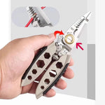 7 Inch Multi Functional Wire Stripper Pliers and Stripping for Electricians Tools Crimping Pliers Terminal Hand Tool
