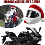 Santa Claus Motorcycle Helmet Cover Christmas Themed Motorcycle Helmet Cover
