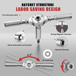 24In1 Multifunction Ratchet Screwdriver Set Multi Magnetic Bits Mini Repair Tool Kit