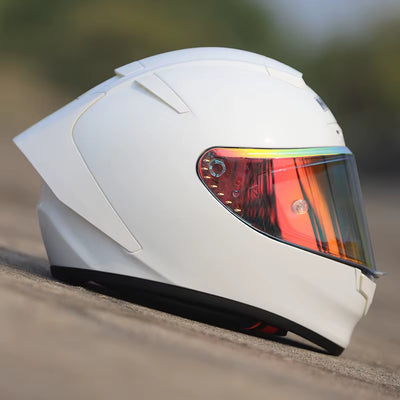 Full Face Motorcycle Helmet Glossy Black  Helmet Riding Personalized Flip-up Motocross helmet Racing