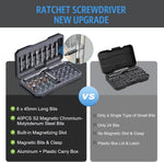 40In1 Multifunction Ratchet Screwdriver Set Multi Magnetic Bits Mini Repair Tool Kit