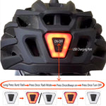 Cycling Helmet USB Charging LED Light Helmet Ultra Light Rechargeable