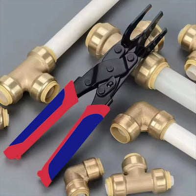 Push-Fit Disconnect Tool for Easily Removing Push-To-Connect Fittings Multi-Sized Removal Tool