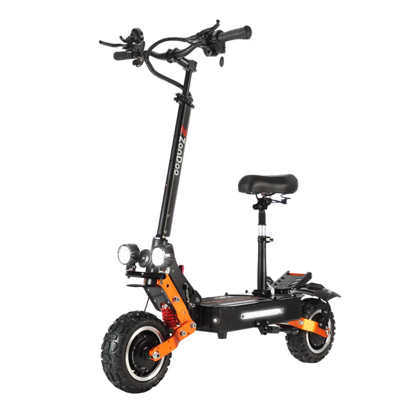 ZO01 plus Electric Scooter Adults 60V 6000W Dual Motor,Up to 58MPH 60 Miles Range E-Scooter with Seat for Adults